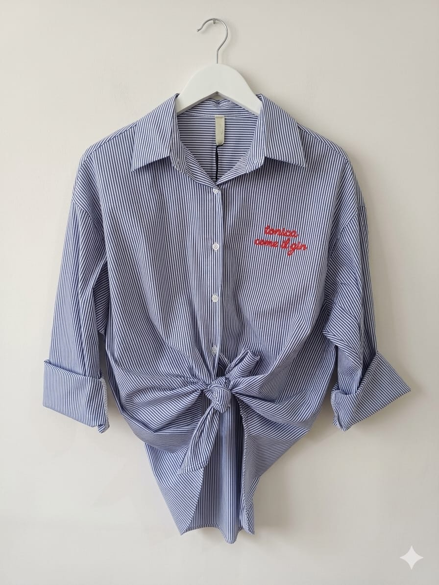 Camicia Donna a Righe – Taglia Unica | I Narcisi