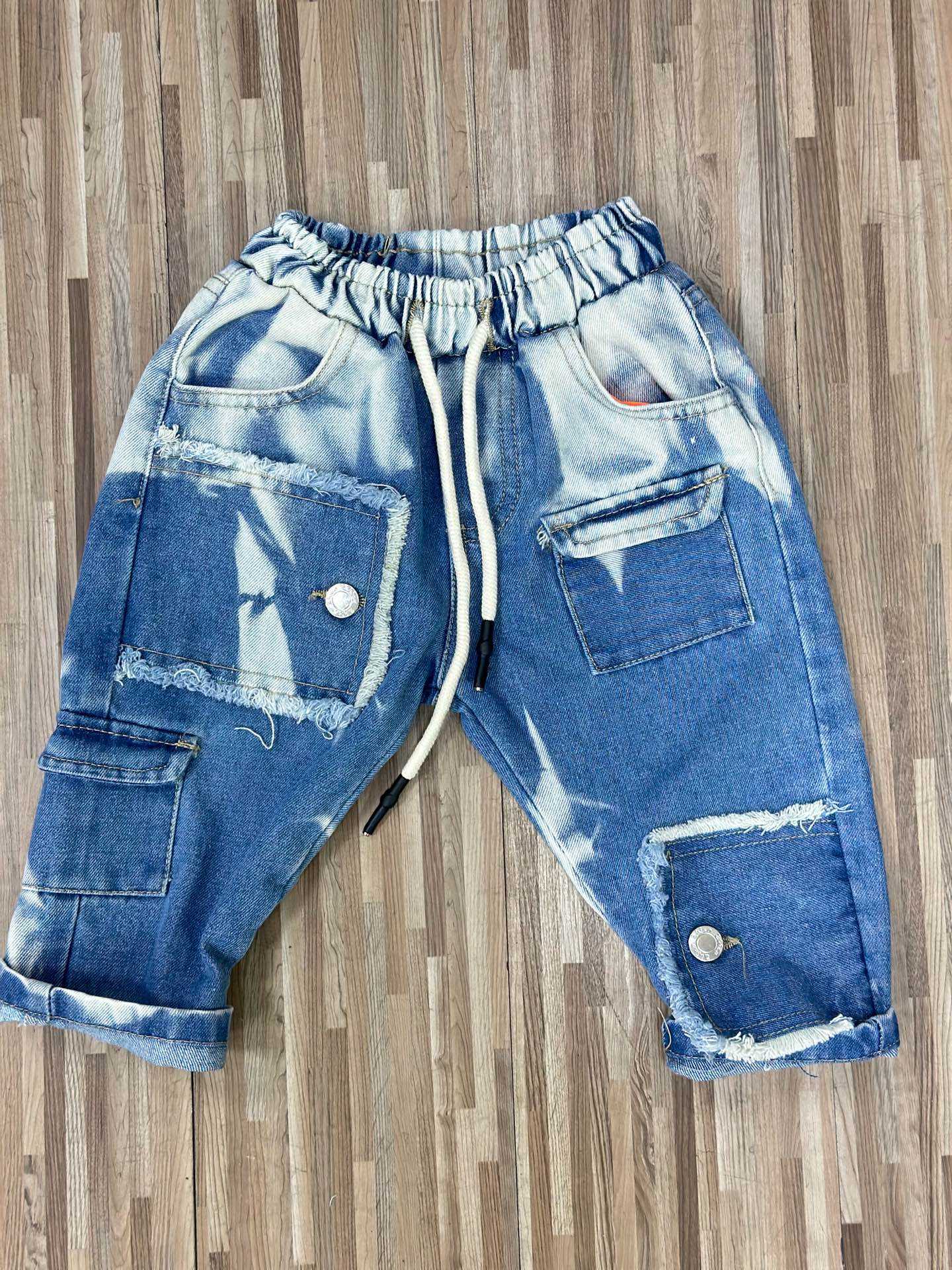 Jeans cargo baby 12-36 mesi - vestibilita e dettagli
