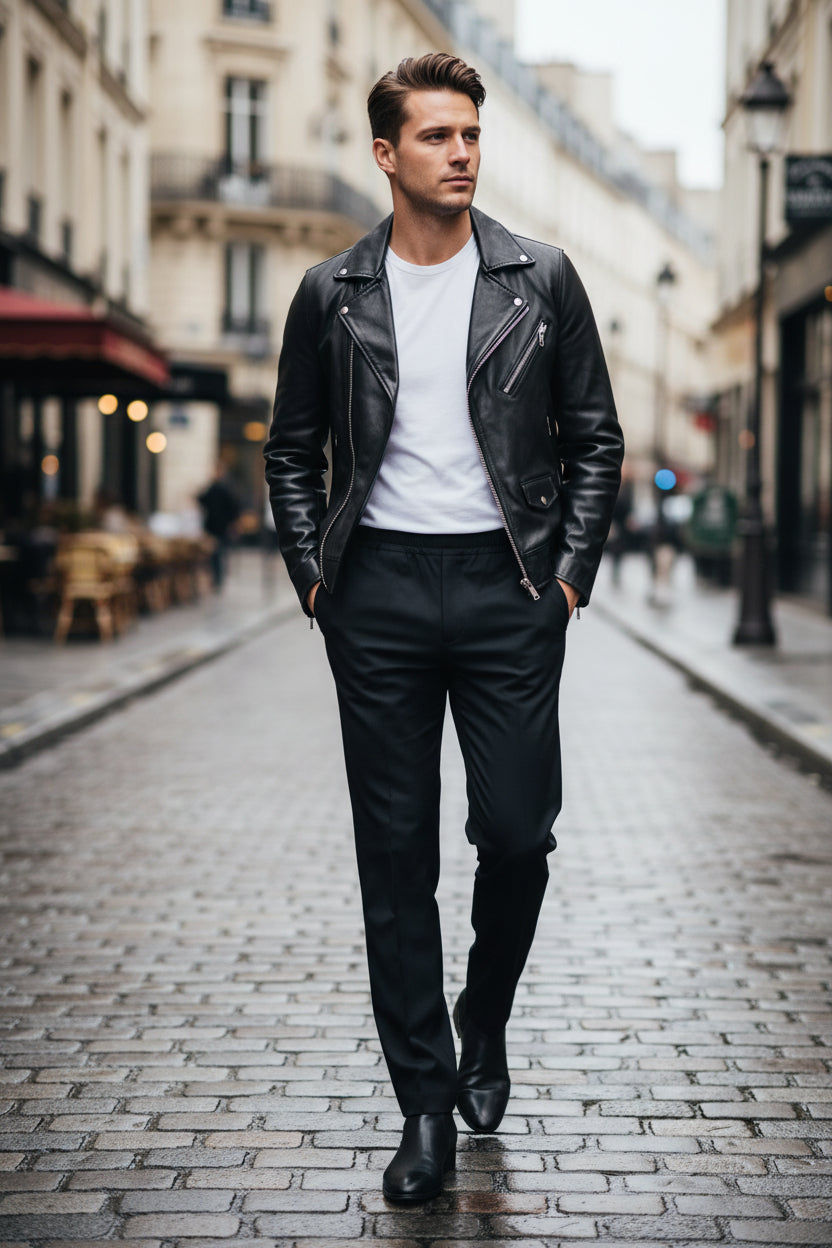 Pantalaccio in cotone uomo Made in Italy – vista laterale | I Narcisi