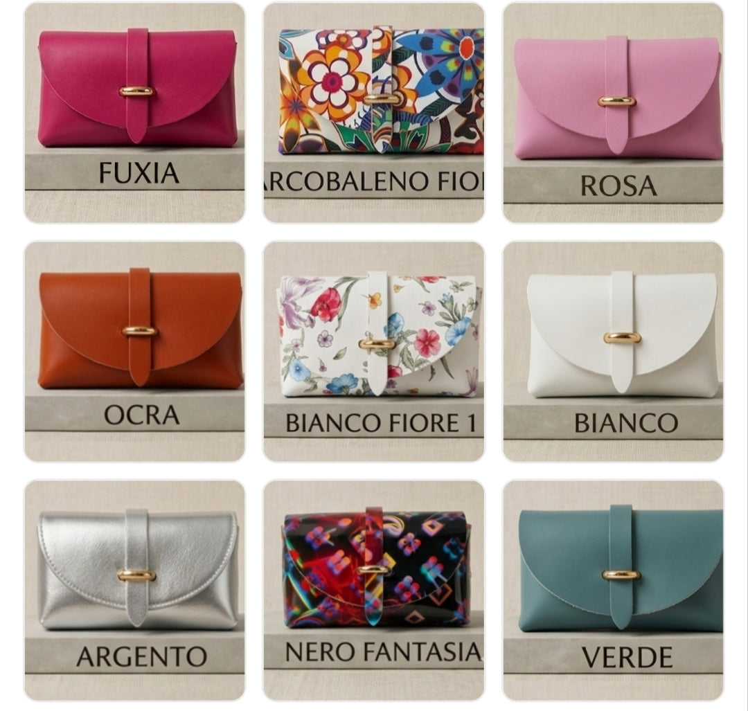 Borsettina Mini Narcisa in vera pelle con catenella Made in Italy – I Narcisi