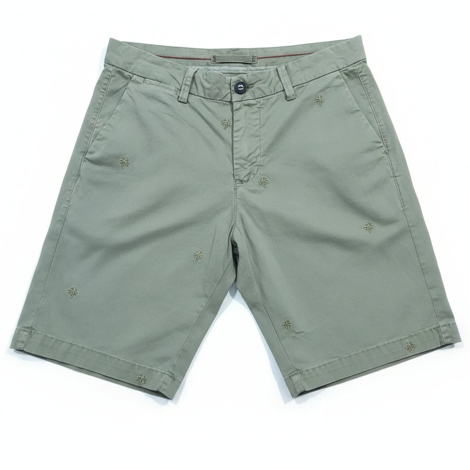 Pantaloncino Uomo con Microfantasia Ricamata – Made in Italy