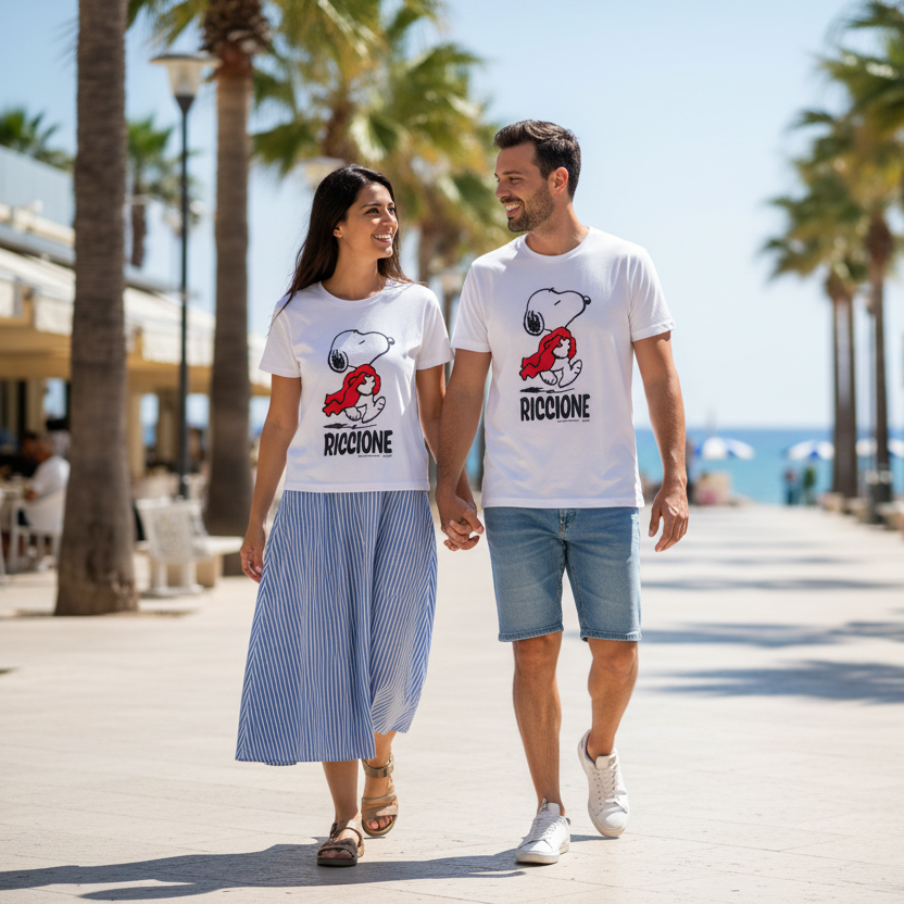 T-Shirt Mini Me Peanuts – Made in Italy | Adulti e Bambini