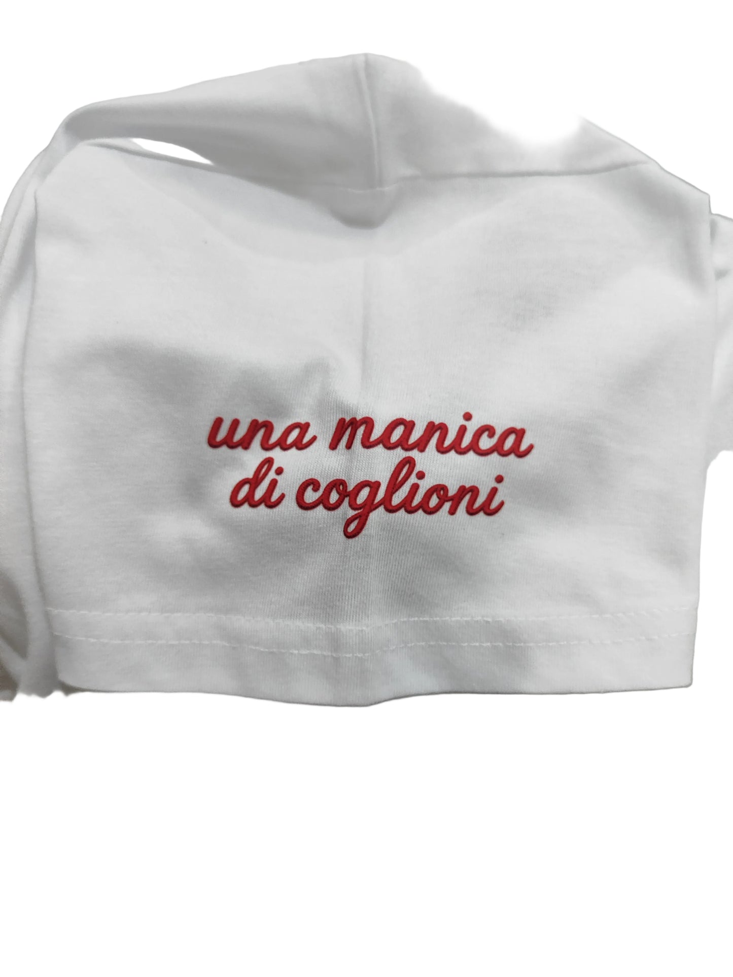 T-Shirt Donna Taglia Unica con Frasi Ironiche Stampa Effetto Ricamo