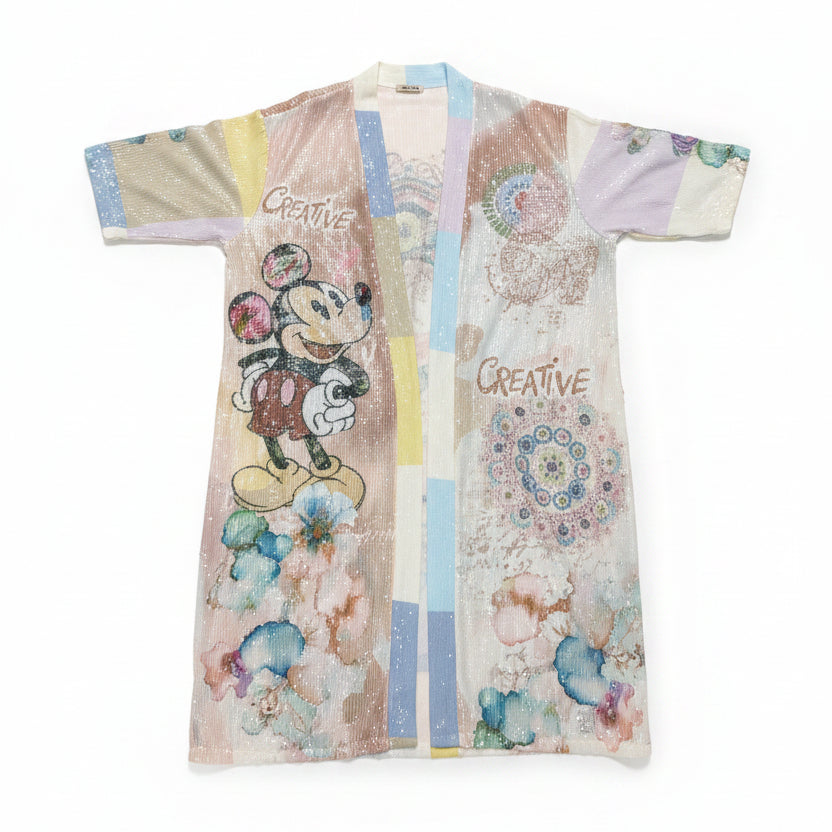 Camicione Lungo Paillettes Topolino & Snoopy – I Narcisi