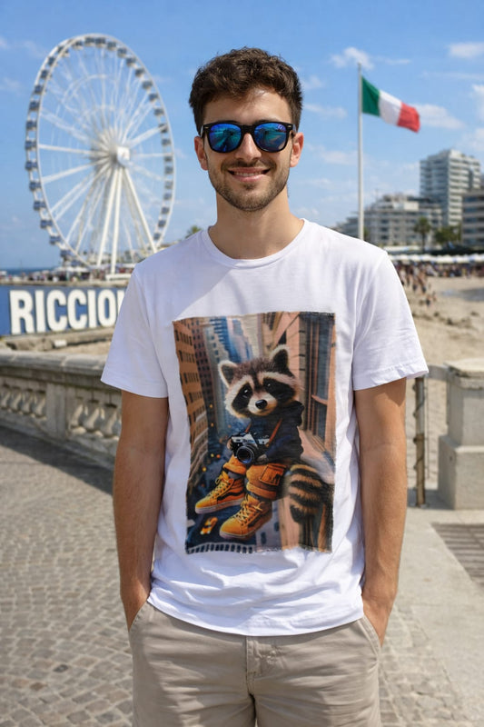 T-Shirt Patch Castoro – Stampa Patch Made in Italy