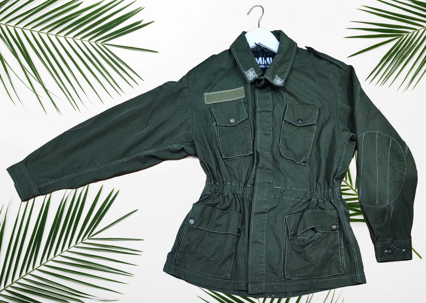 Giacca Militare Vintage Donna – Stampa Pop