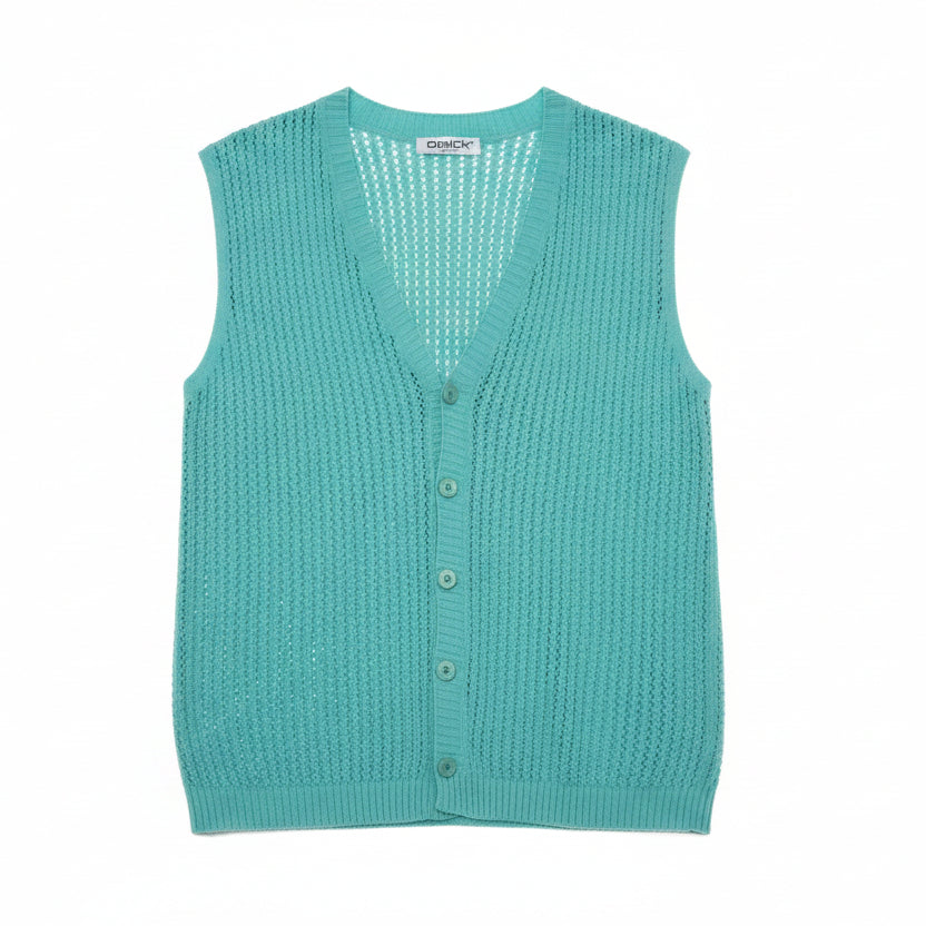 Smanicato Uomo in Cotone Effetto Retinato – Made in Italy