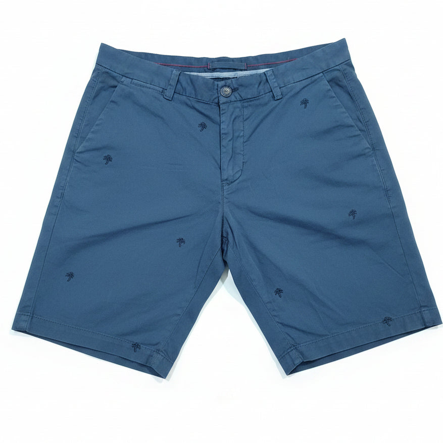 Pantaloncino Uomo con Microfantasia Ricamata – Made in Italy