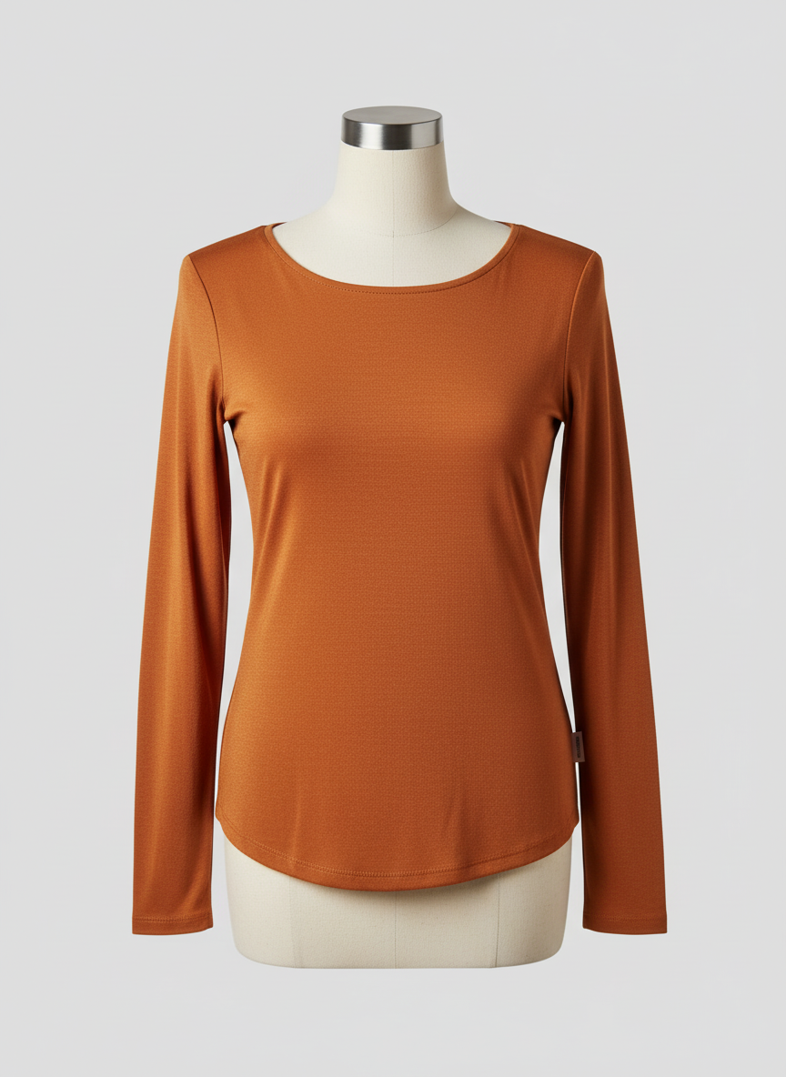 Maglia Donna Manica Lunga in Misto Cashmere – Made in Italy Taglia Unica Tinta Unita o Fantasia