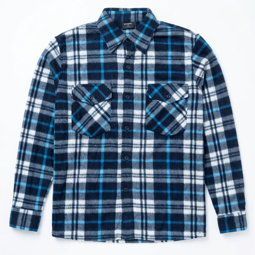 Camicia in Flanella Uomo Tartan Morbida e Calda