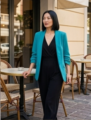 Blazer Donna Tinta Unita Made in Italy - Eleganza Sartoriale