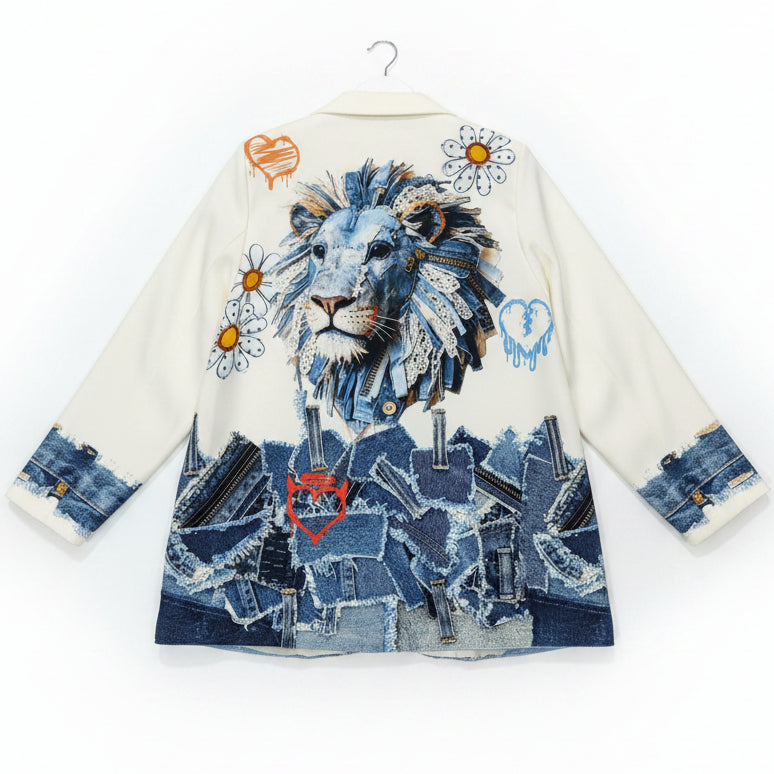 Giacca Donna Fantasy Made in Italy - Design Unico e Originale