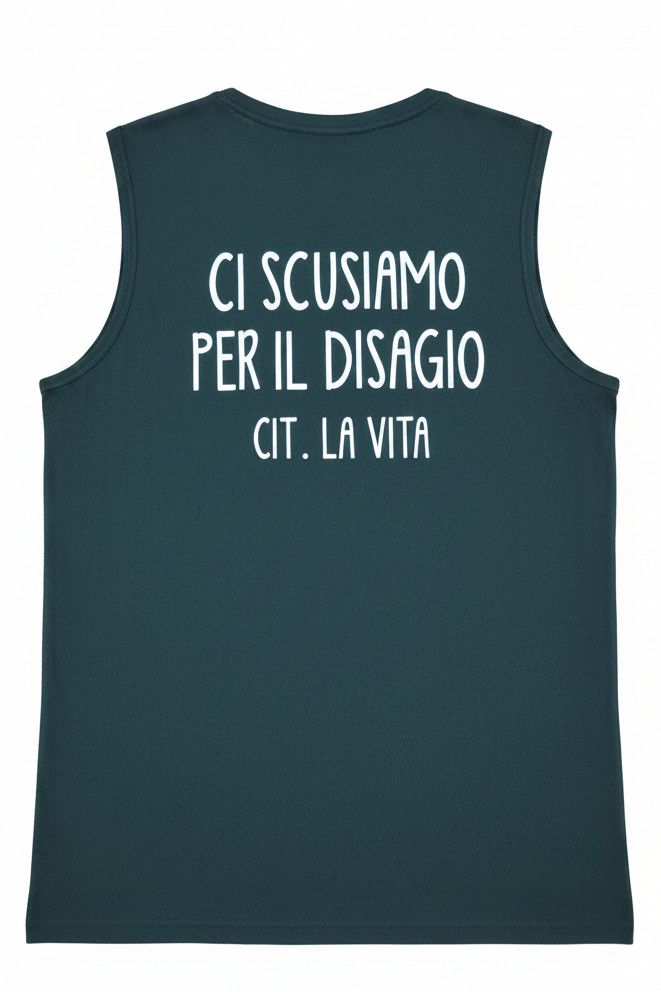 Canotta con Scritte Virali – Nero e Bianco | I Narcisi