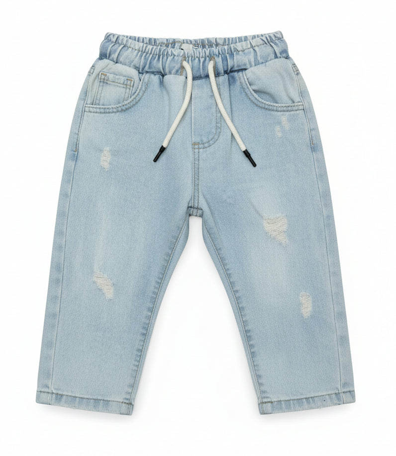 Jeans Bambini con Coulisse Chiaro Made in Italy – Comodi e Pratici