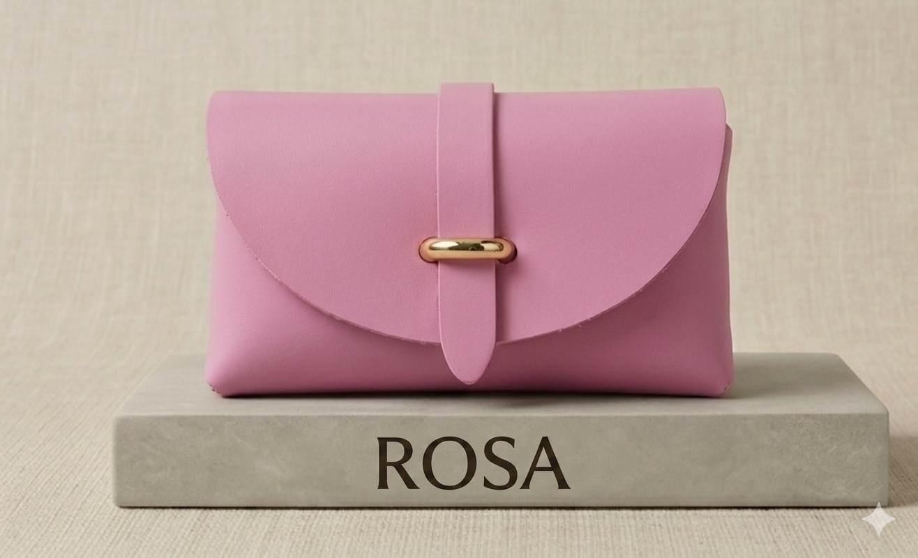 Mini Narcisa borsa vera pelle colore Rosa con catenella – I Narcisi
