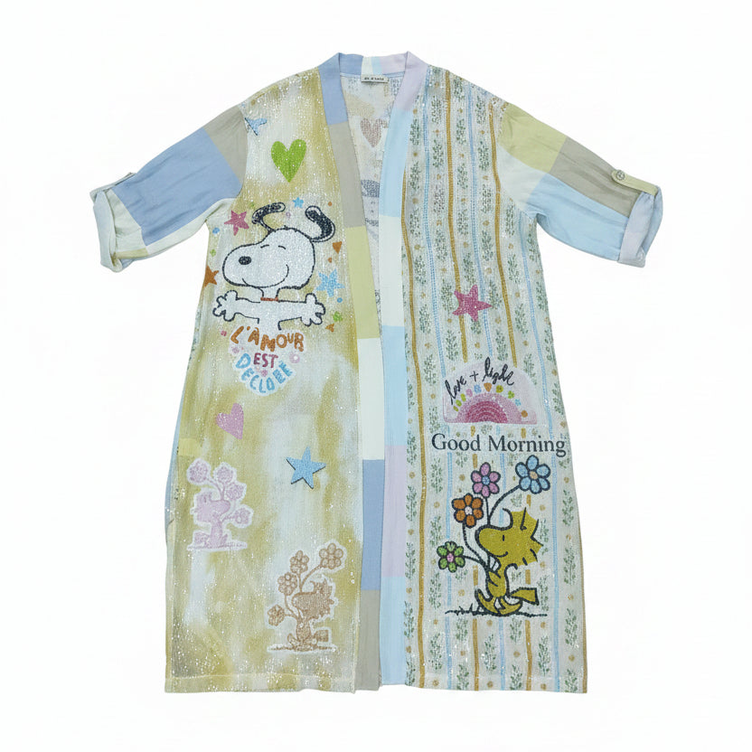 Camicione Lungo Paillettes Topolino & Snoopy – I Narcisi