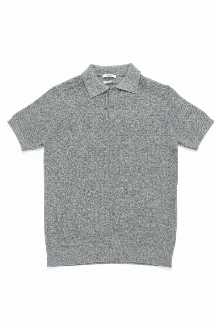 Polo in filo di cotone Beige – vista con maglia – I Narcisi