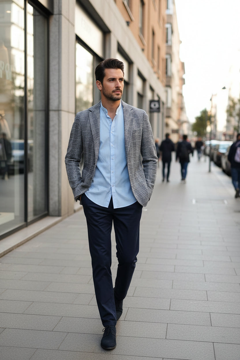 Pantalone chinos uomo Made in Italy – vista frontale | I Narcisi