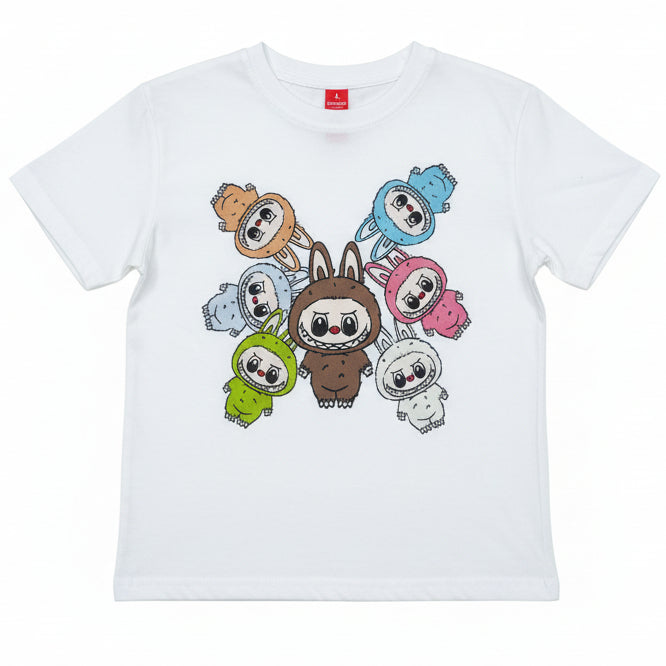 T-shirt Bambina Labubu – Cotone 100% Made in Italy