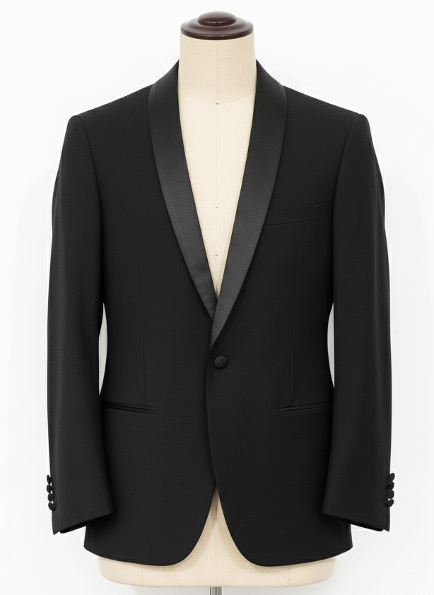 Giacca Nera Elegante Uomo