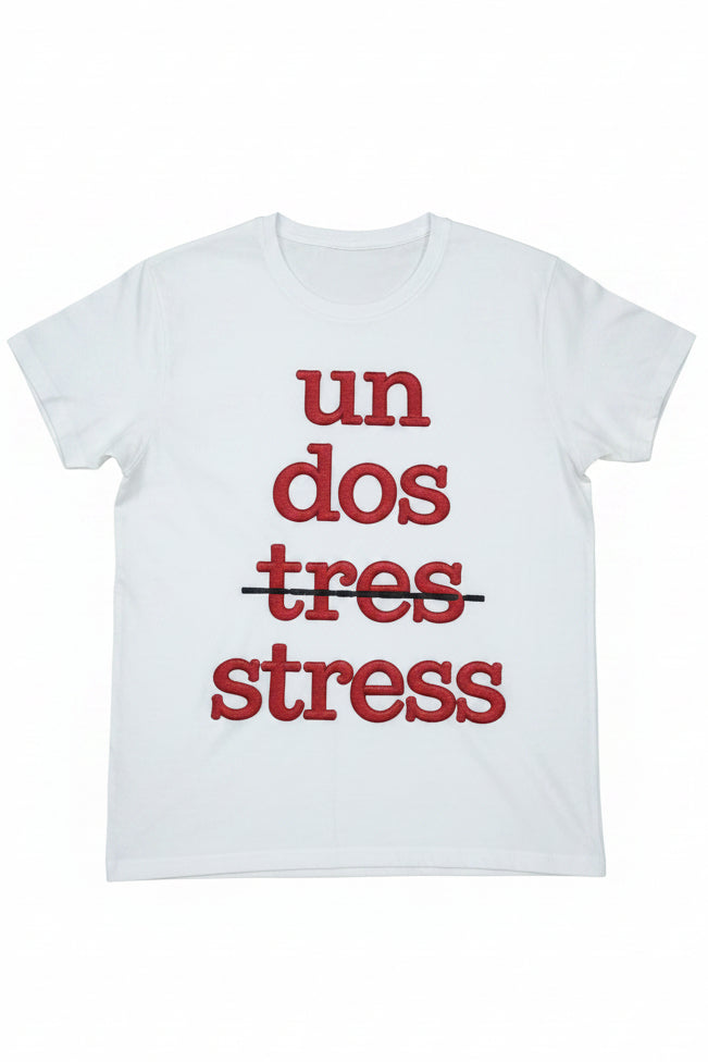 T-Shirt Donna Taglia Unica con Frasi Ironiche Stampa Effetto Ricamo