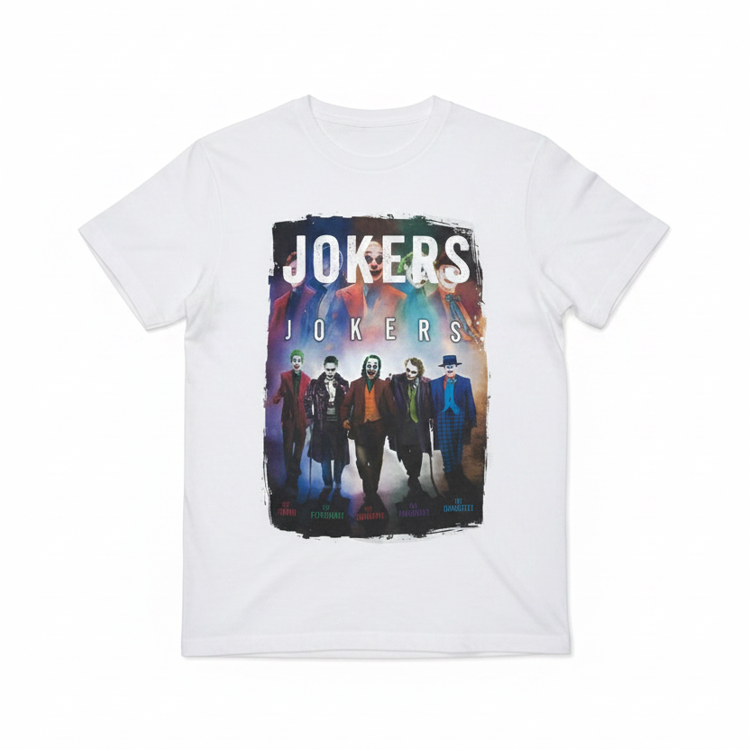 T-shirt Joker 'They Personality' Unisex Adulto Made in Italy