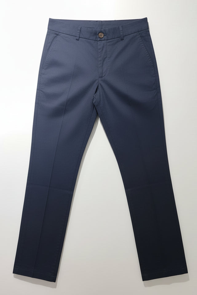 Pantalone chinos uomo blu Made in Italy – vista laterale | I Narcisi