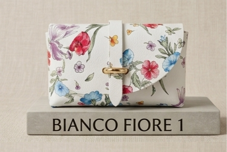 Mini Narcisa borsa vera pelle colore Bianco Fiore con catenella – I Narcisi
