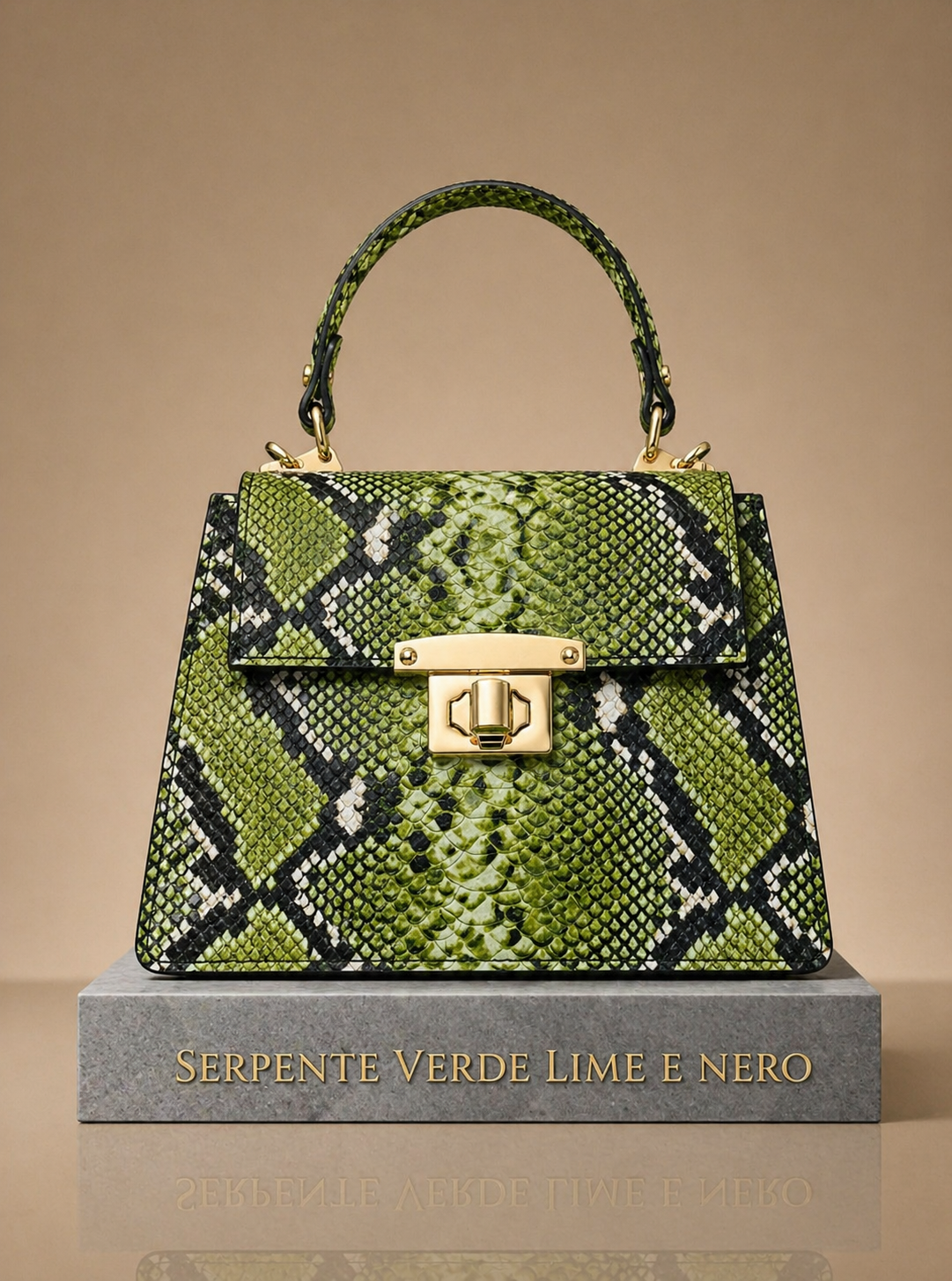 Borsa Pitonata in Vera Pelle Made in Italy – 12 Colori | Python Chic