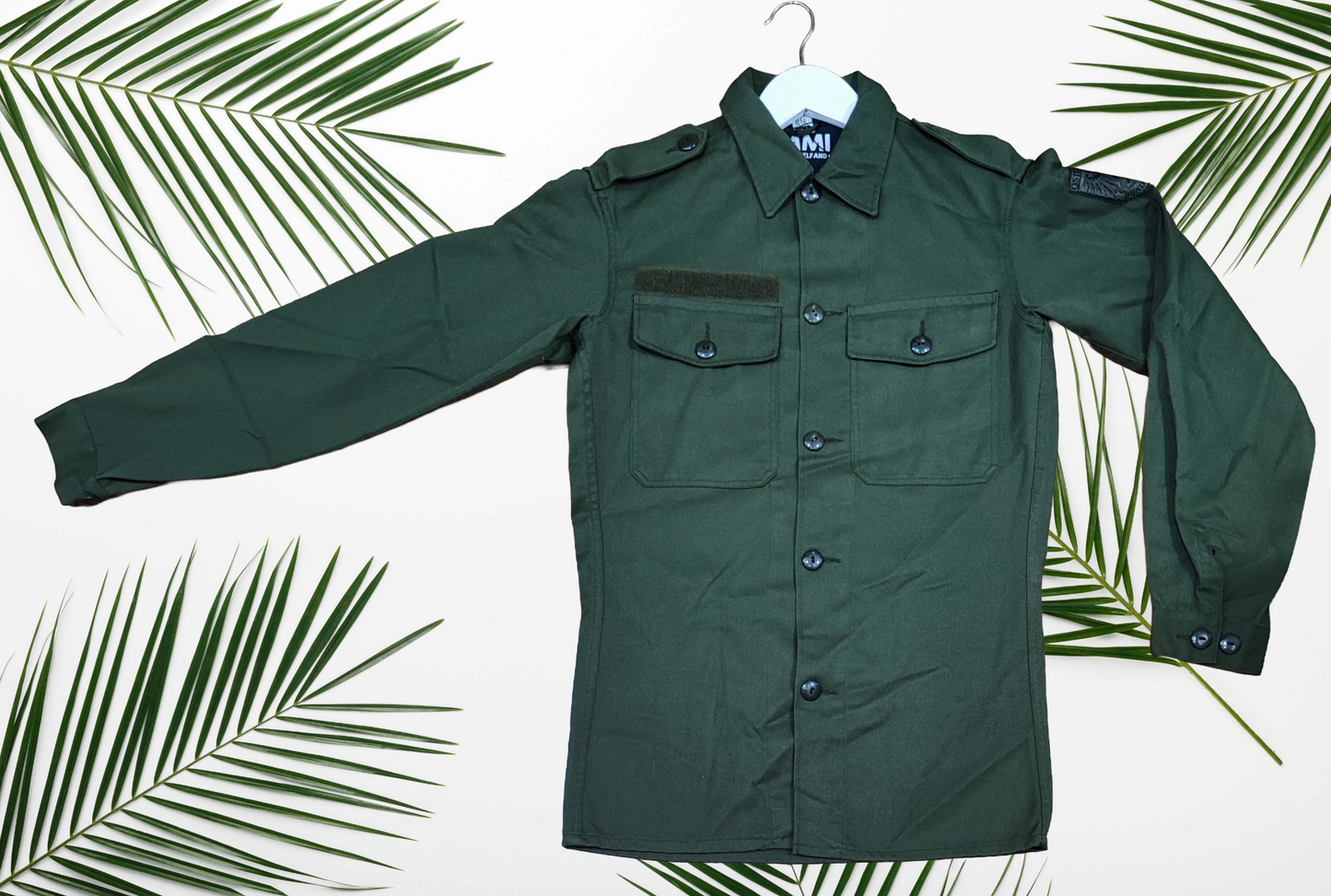 Giacca Militare Vintage Rolling Stones – Stampa “Tongue & Lips” | Unisex