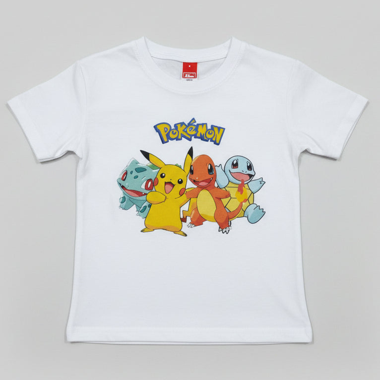 T-shirt Bambini Pokémon – Cotone 100% Made in Italy