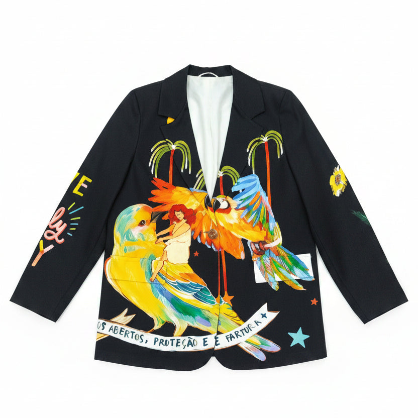 Giacca Donna Fantasy Made in Italy - Design Unico e Originale