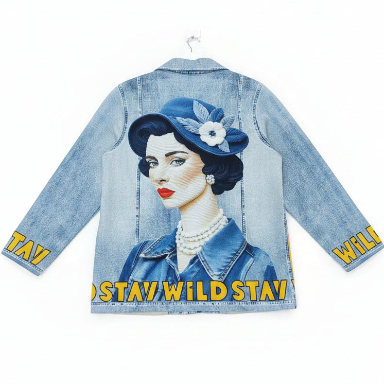 Giacca Donna Fantasy Made in Italy - Design Unico e Originale