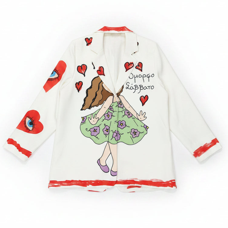 Giacca Donna Fantasy Made in Italy - Design Unico e Originale