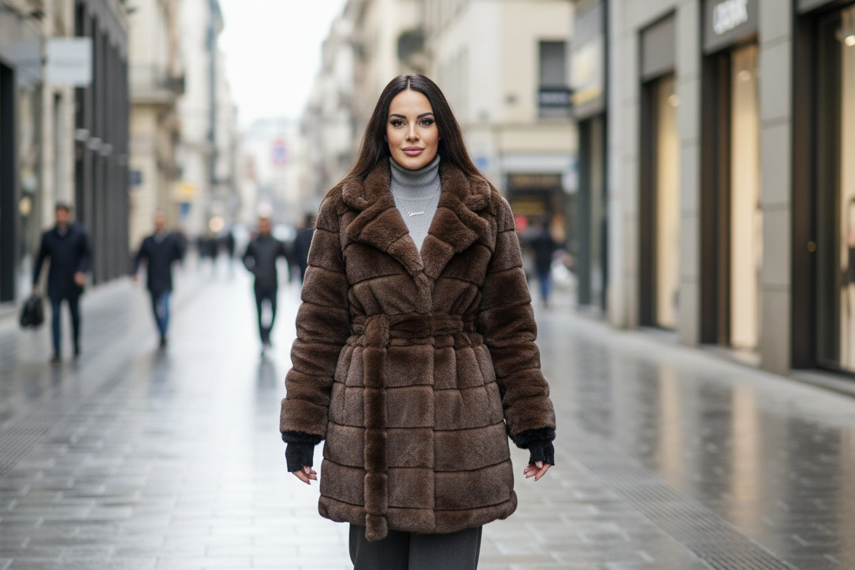 Pelliccia Ecologica Donna – Elegante Faux Fur Sintetica Premium