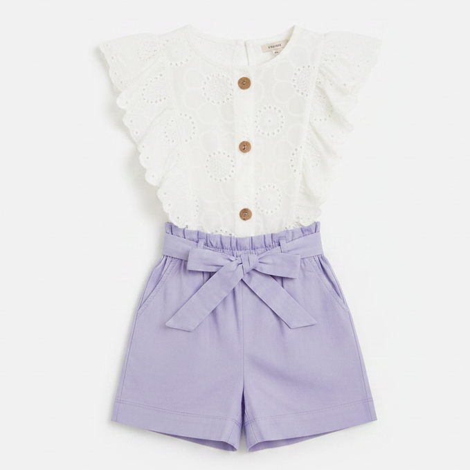 Completino a Pantaloncino da Bambina – Made in Italy