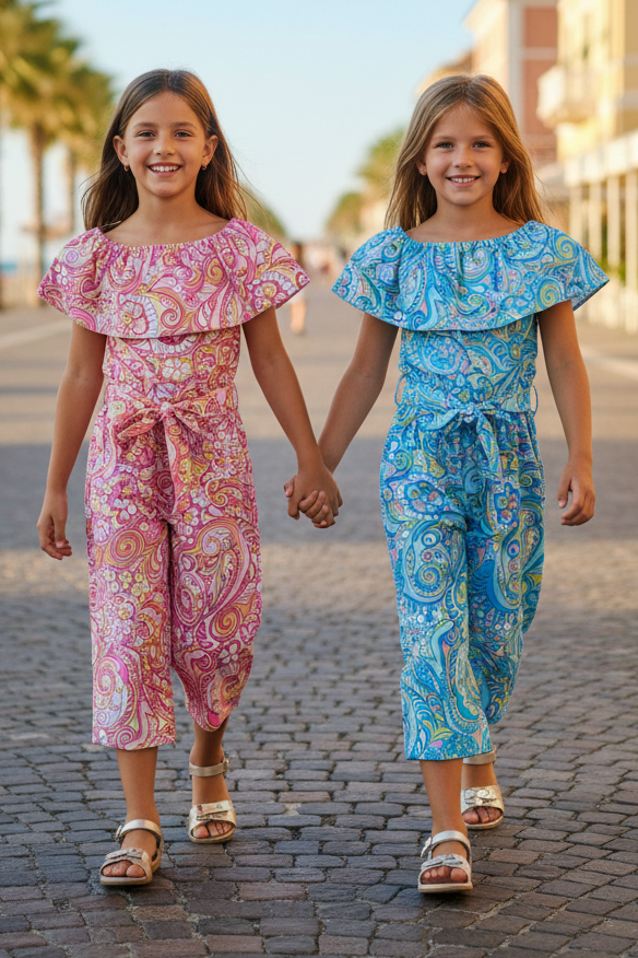 Tutina a Fascia Bambina Elegante – Cerimonie e Occasioni Speciali Made in Italy