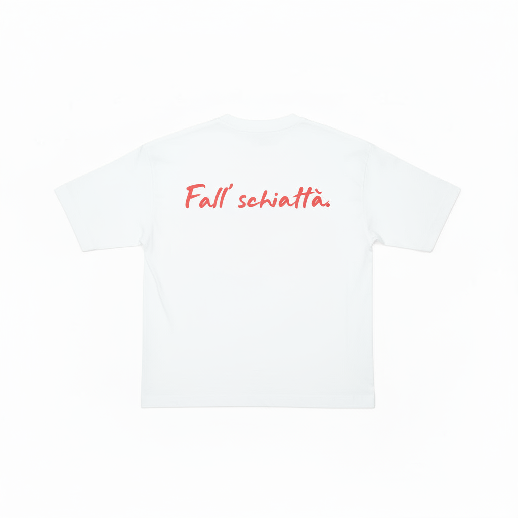 Maglia Scritte Virali Personalizzabile con Stampa Brillantinata