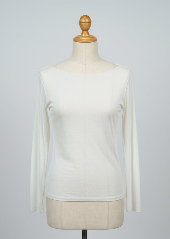 Maglia Donna Manica Lunga in Misto Cashmere – Made in Italy Taglia Unica Tinta Unita o Fantasia