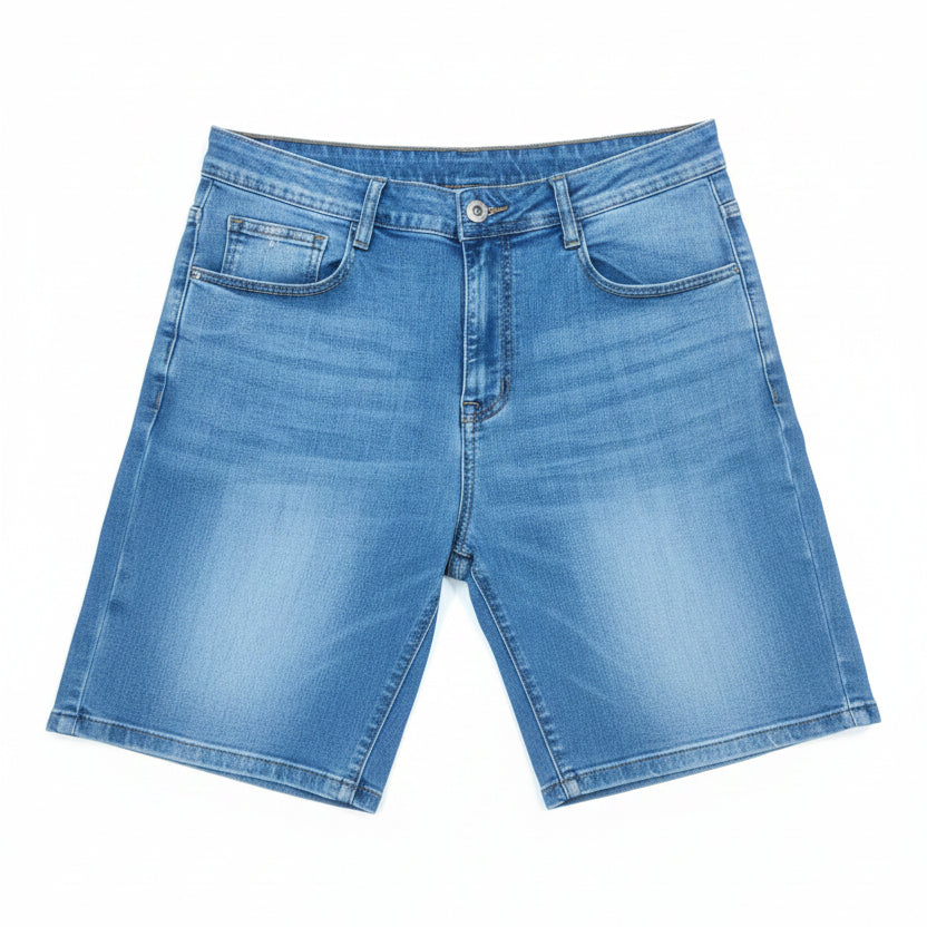 Pantaloncino jeans uomo vista frontale denim – I Narcisi